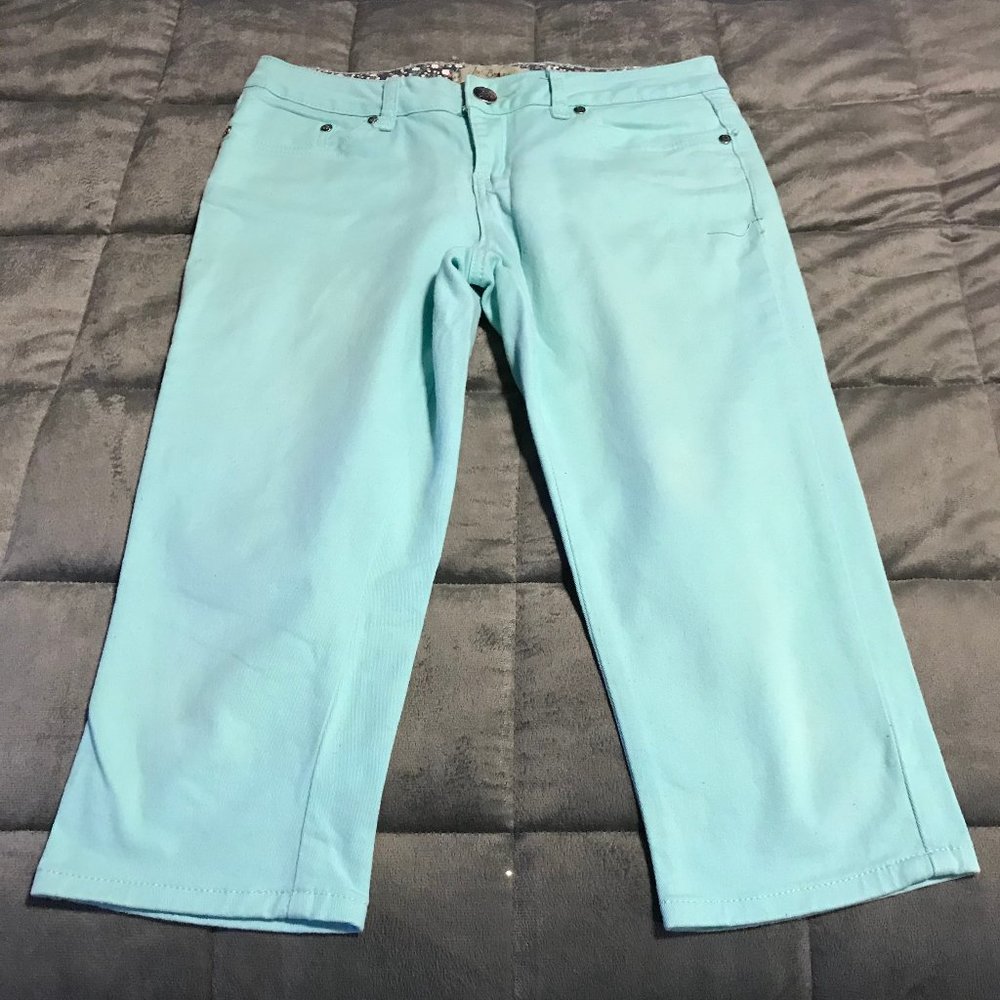Modcloth Capris Jeans in Mint